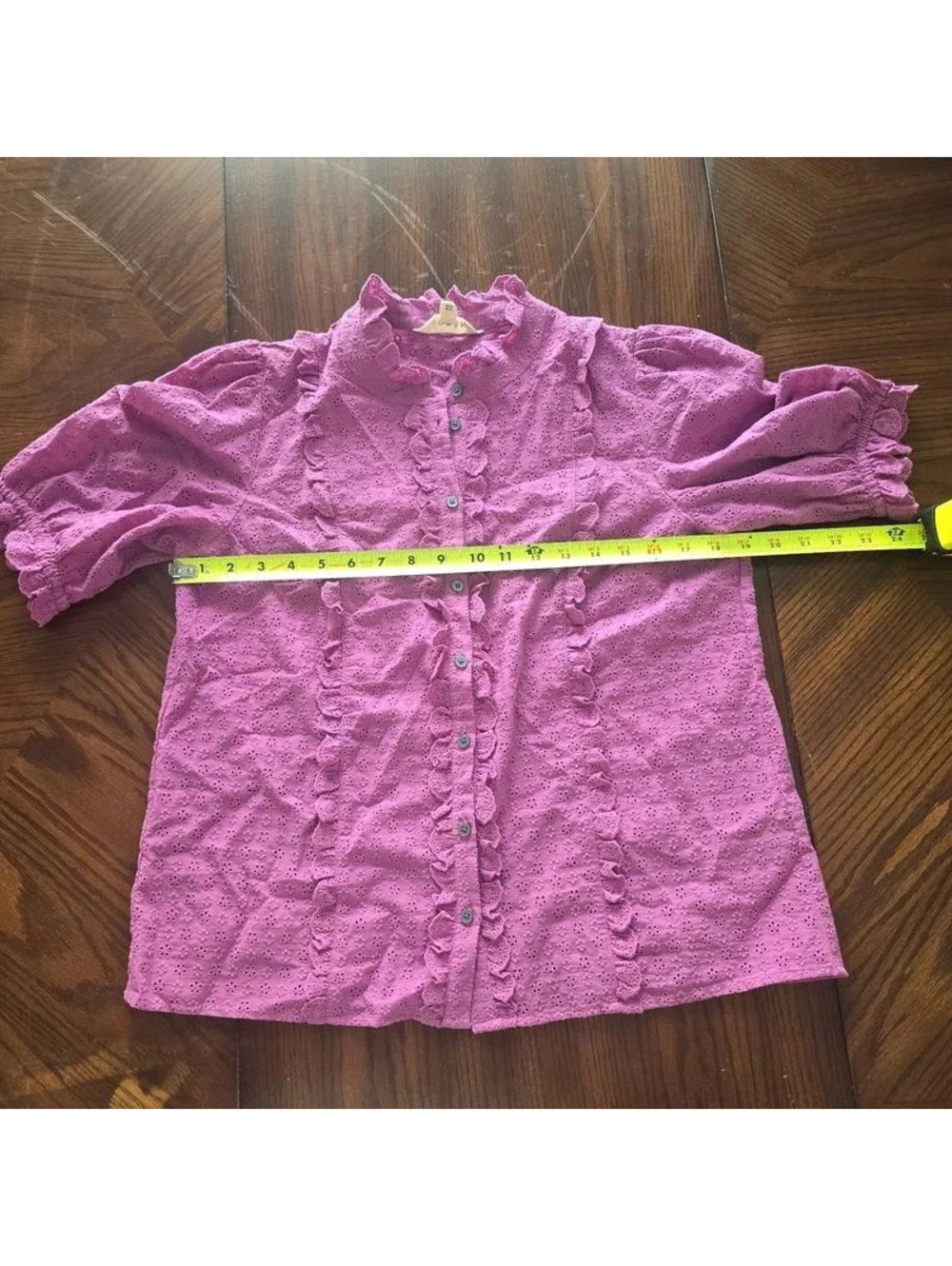 Vintage Eyelet Blouse Size 8